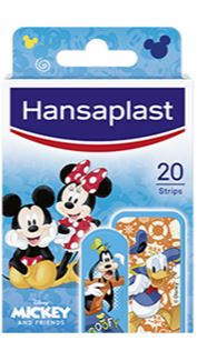 HANSAPLAST CEROTTO MICKEY AND FRIENDS 20 PEZZI - Newepa Srl