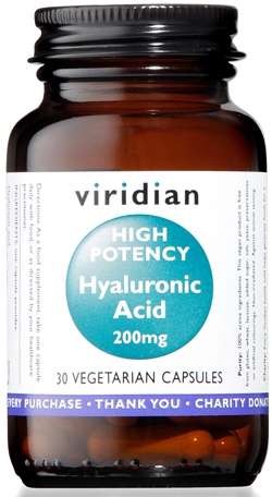 VIRIDIAN HYALURONIC ACID HIGH POTENCY 30 CAPSULE VIRIDIAN ACIDO IALURONICO ALTA CONCENTRAZIONE - Newepa Srl