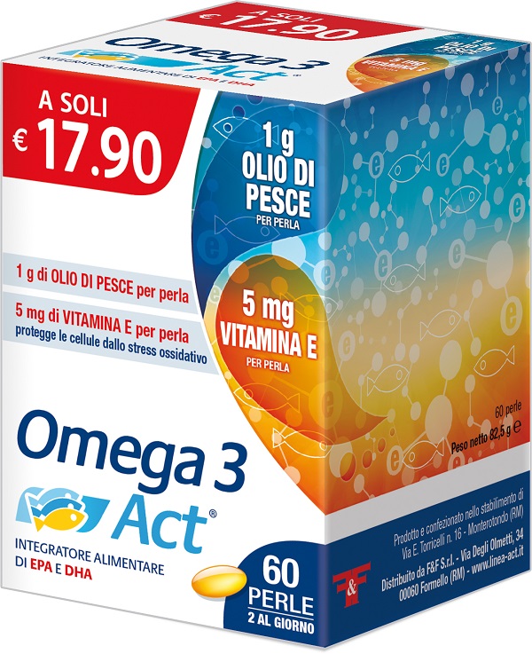 OMEGA 3 ACT 1G 60 PERLE - Newepa Srl