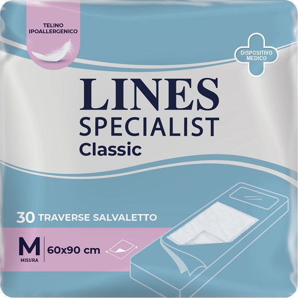 TRAVERSA ASSORBENTE LINES SPECIALIST CLASSIC MISURA 60X90 CM 30 PEZZI - Newepa Srl