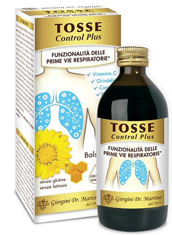 TOSSE CONTROL PLUS 200 ML LIQUIDO ANALCOLICO - Newepa Srl