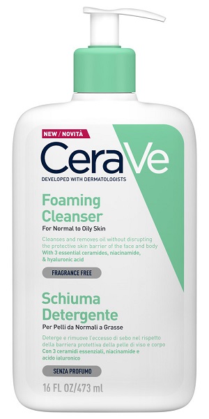 CERAVE SCHIUMA DETERGENTE VISO 473 ML - Newepa Srl