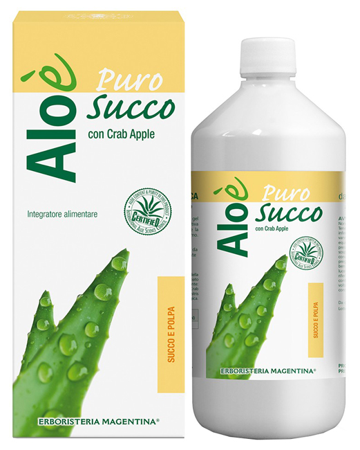 ALOE' ALOE SUCCO E POLPA BIO 1 LITRO - Newepa Srl