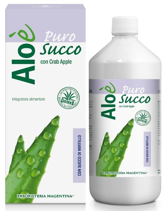 ALOE' ALOE VERA BIO + MIRTILLO 1 LITRO - Newepa Srl