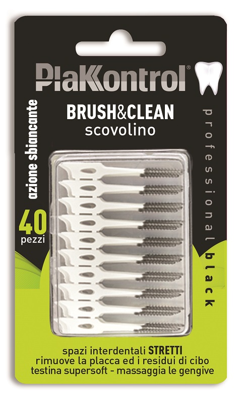 PLAKKONTROL BRUSH & CLEAN CARBON 40 PEZZI - Newepa Srl
