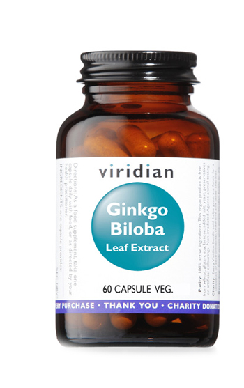 VIRIDIAN GINKGO BILOBA LEAF EXTR 60CPS - Newepa Srl