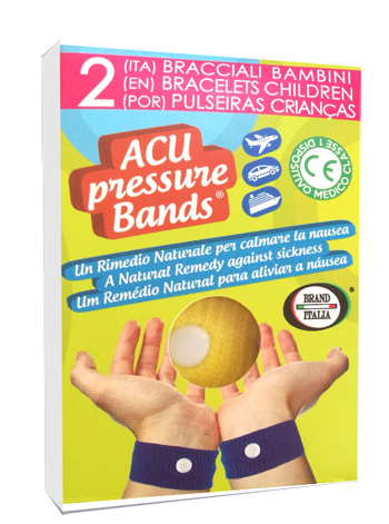 BRACCIALE ACU PRESSURE BAND BAMBINI 2 PEZZI - Newepa Srl