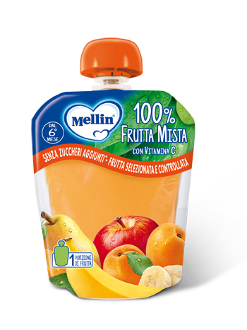 MELLIN POUCH FRUTTA MISTA 90 G - Newepa Srl