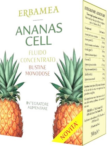 ANANAS CELL FLUIDO CONCENTRATO 15 BUSTINE 20 ML - Newepa Srl