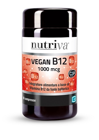 NUTRIVA VEGAN B12 60 COMPRESSE 1000MCG - Newepa Srl