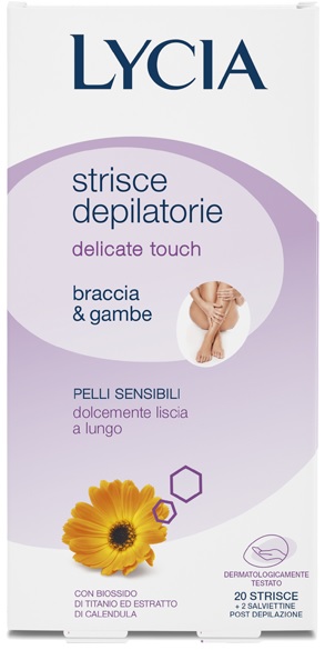 LYCIA 20 STRISCE BRACCIA/GAMBE PELLI DELICATE 12 PEZZI - Newepa Srl