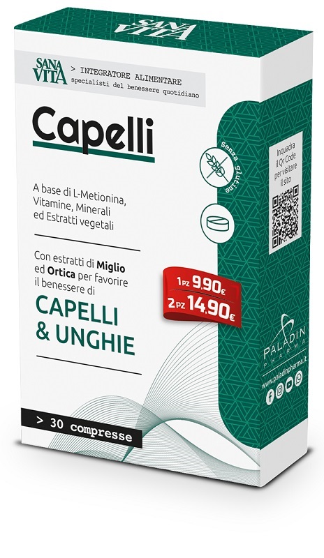 SANAVITA CAPELLI 30 COMPRESSE - Newepa Srl