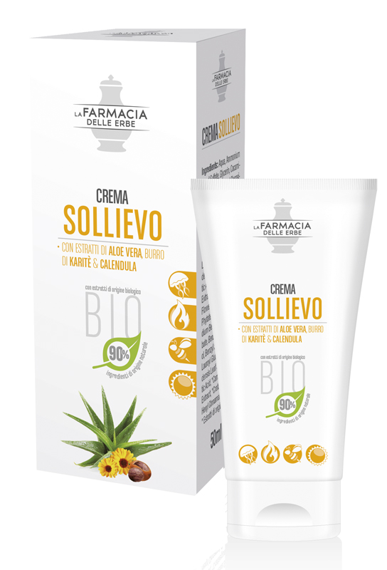 FARMACIA DELLE ERBE CREMA SOLLIEVO ALOE BIO 50 ML - Newepa Srl
