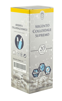 ARGENTO COLLOIDALE SUPREMO 20PPM 100 ML SPRAY + CONTAGOCCE - Newepa Srl