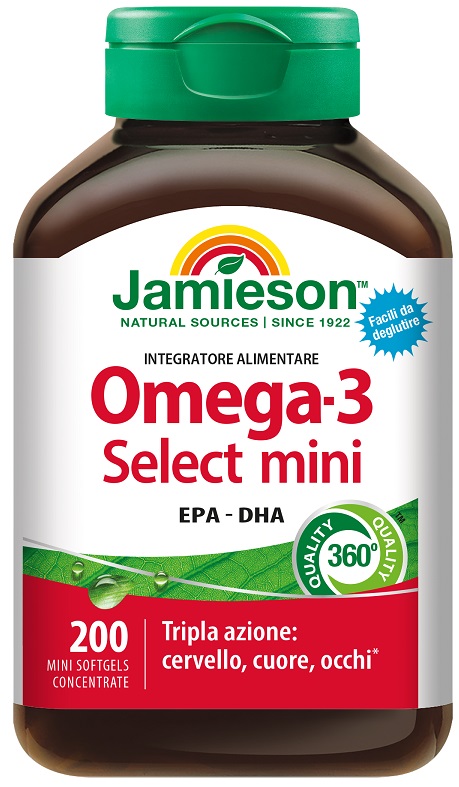 JAMIESON OMEGA 3 SELECT MINI 200 PERLE - Newepa Srl