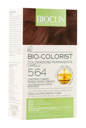 BIOCLIN BIO COLORIST 5,64 CASTANO CHIARO ROSSO RAME TIZIANO - Newepa Srl