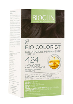 BIOCLIN BIO COLORIST 4,24 CASTANO BEIGE RAME CIOCCOLATO - Newepa Srl