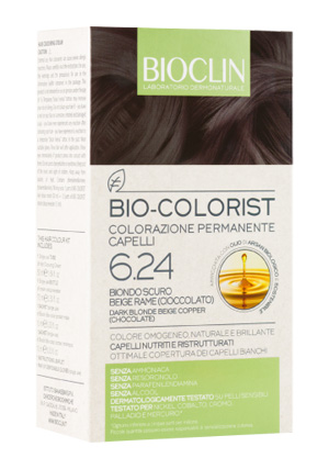 BIOCLIN BIO COLORIST 6,24 BIONDO SCURO BEIGE RAME - Newepa Srl