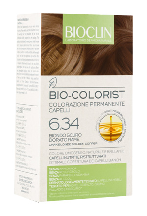 BIOCLIN BIO COLORIST 6,34 BIONDO SCURO DORATO RAME - Newepa Srl