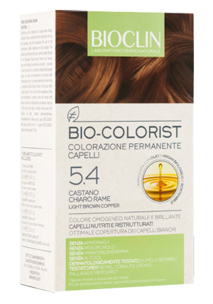 BIOCLIN BIO COLORIST 5,4 CASTANO CHIARO RAME - Newepa Srl