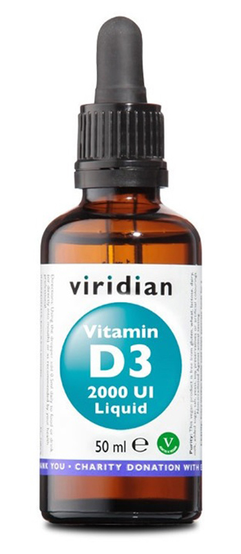 VIRIDIAN VITAMIN D3 2000UI LIQUID 50 ML - Newepa Srl