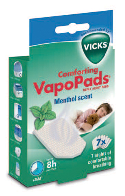 VICKS VAPOPADS MENTHOL SCENT 7 PEZZI - Newepa Srl