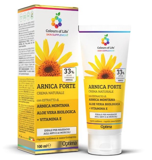 COLOURS OF LIFE SKIN SUPPLEMENT ARNICA FORTE 33% CREMA 100 ML - Newepa Srl