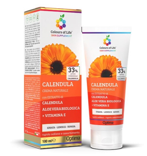 COLOURS OF LIFE SKIN SUPPLEMENT CALENDULA CREMA 100 ML - Newepa Srl