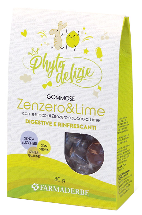 PHYTO DELIZIE GOMMOSE ZENZERO LIME 80 G - Newepa Srl