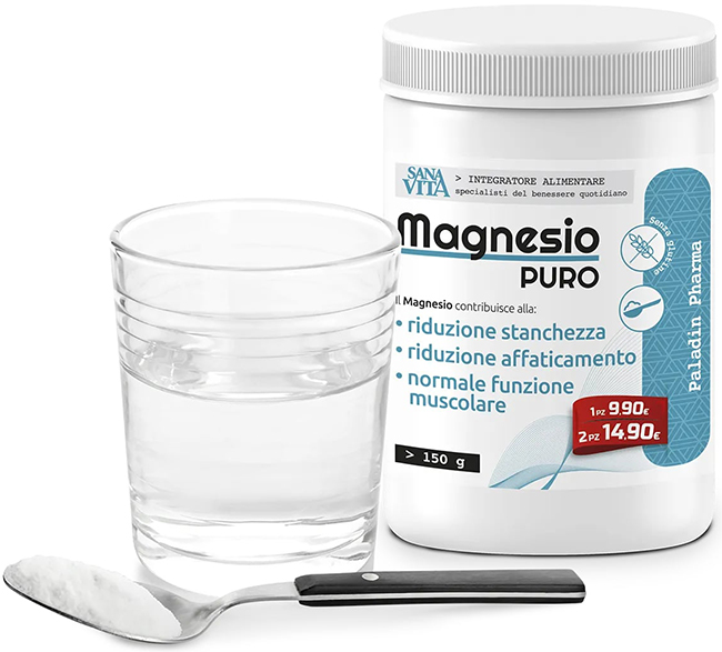 SANAVITA MAGNESIO PURO 150 G - Newepa Srl