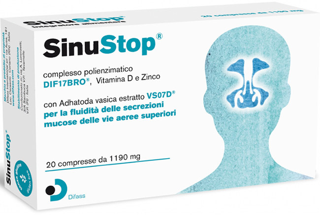 SINUSTOP 20 COMPRESSE DA 1190 MG - Newepa Srl