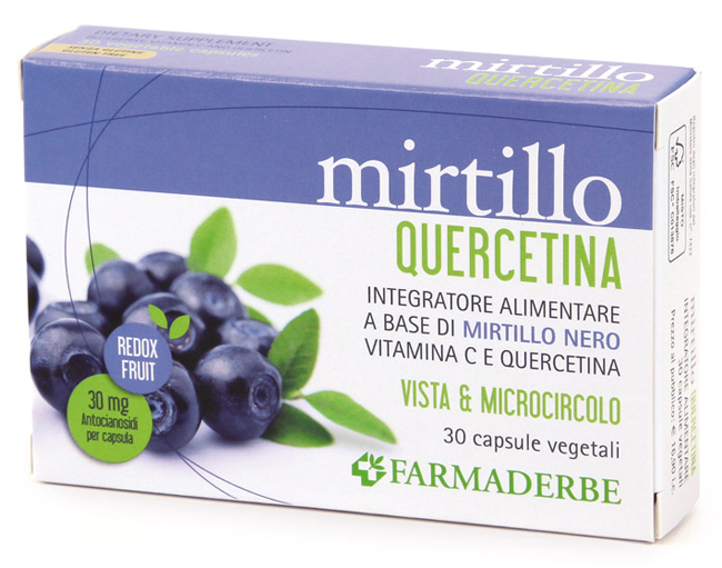MIRTILLO QUERCETINA 30 CAPSULE VEGETALI - Newepa Srl