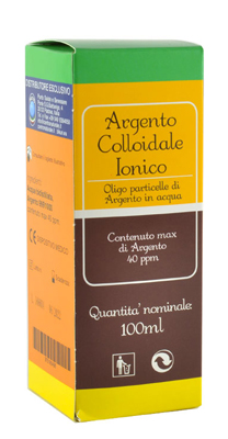ARGENTO COLLOIDALE IONICO 40PPM CERTIFICATO SPRAY CON CONTAGOCCE 100 ML - Newepa Srl