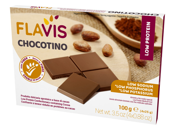 FLAVIS CHOCOTINO 4 PORZIONI DA 25 G - Newepa Srl