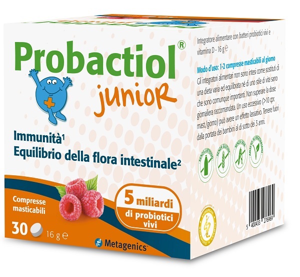 PROBACTIOL JUNIOR 30 COMPRESSE MASTICABILI NEW - Newepa Srl