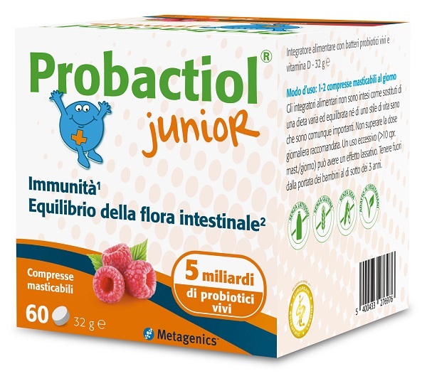 PROBACTIOL JUNIOR 60 COMPRESSE MASTICABILI NEW - Newepa Srl