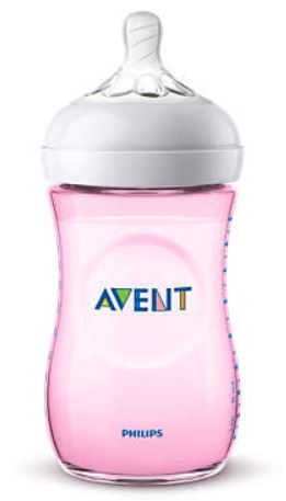 AVENT BIBERON NATURAL PP 260ML ROSA SINGLE PACK - Newepa Srl
