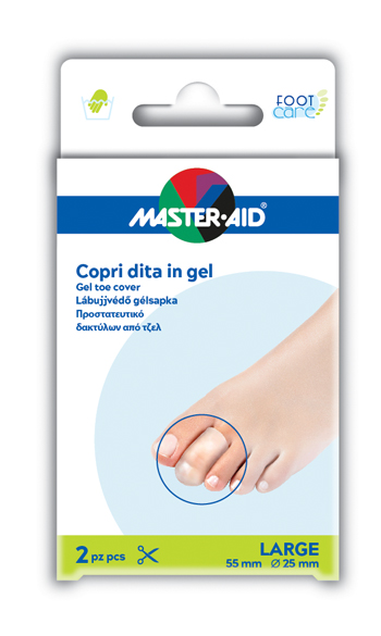COPRI DITA MASTER-AID FOOTCARE IN GEL LARGE 2 PEZZI C2 - Newepa Srl