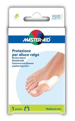 PROTEZIONE IN GEL MASTER-AID FOOTCARE PER ALLUCE VALGO 1 PEZZO D6 - Newepa Srl