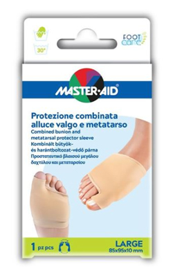 PROTEZIONE MASTER-AID FOOTCARE PER ALLUCE VALGO E METATARSO LARGE 1 PEZZO D8 - Newepa Srl