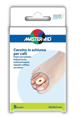 CEROTTO CALLI MASTER-AID FOOTCARE IN SCHIUMA PU 3 MM 9 PEZZI B9 - Newepa Srl