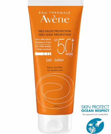 EAU THERMALE AVENE SOLARE LATTE SPF50+ 100 ML NUOVA FORMULA - Newepa Srl
