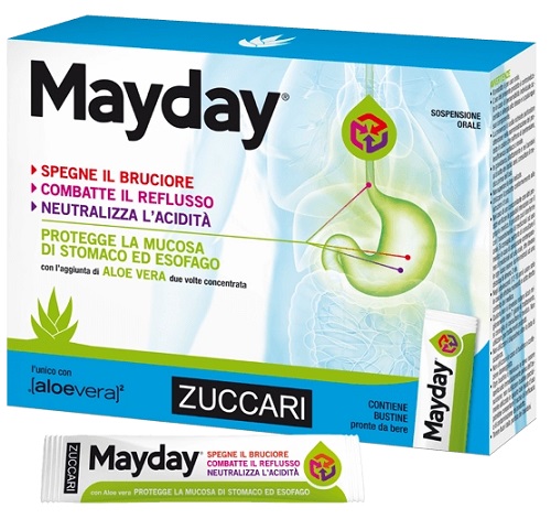 MAYDAY SOSPENSIONE PER USO ORALE ALLA MENTA 24 BUSTINE 10 ML - Newepa Srl