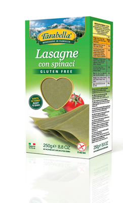 FARABELLA I REGIONALI LASAGNE CON SPINACI 250 G - Newepa Srl