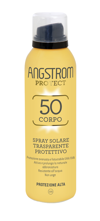 ANGSTROM PROTECT 50 CORPO SPRAY SOLARE TRASPARENTE 150 ML - Newepa Srl