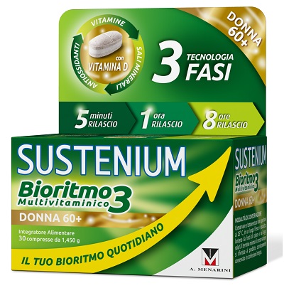 SUSTENIUM BIORITMO3 DONNA 60+ 30 COMPRESSE - Newepa Srl