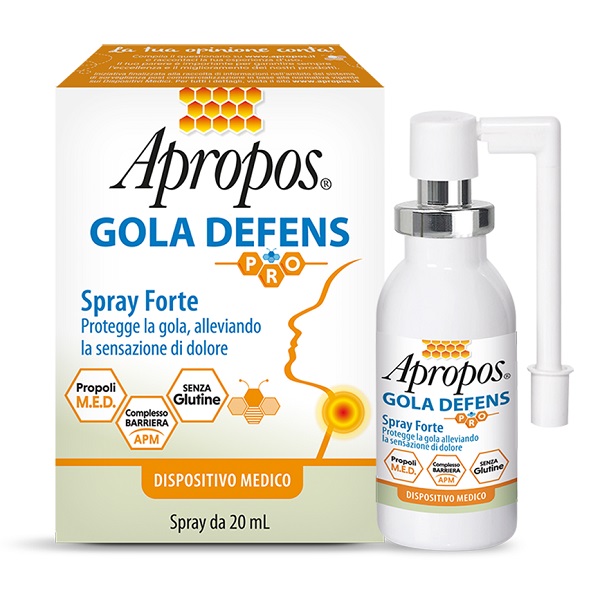 APROPOS GOLA DEFENS PRO SPRAY NO ALCOL 20 ML - Newepa Srl