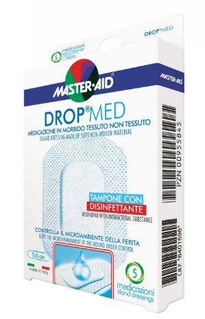 MEDICAZIONE MASTER-AID DROP MED 10 X 10 CM 5 PEZZI - Newepa Srl