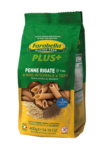 FARABELLA PENNE RISO INTEGRALE E TEFF 400 G - Newepa Srl