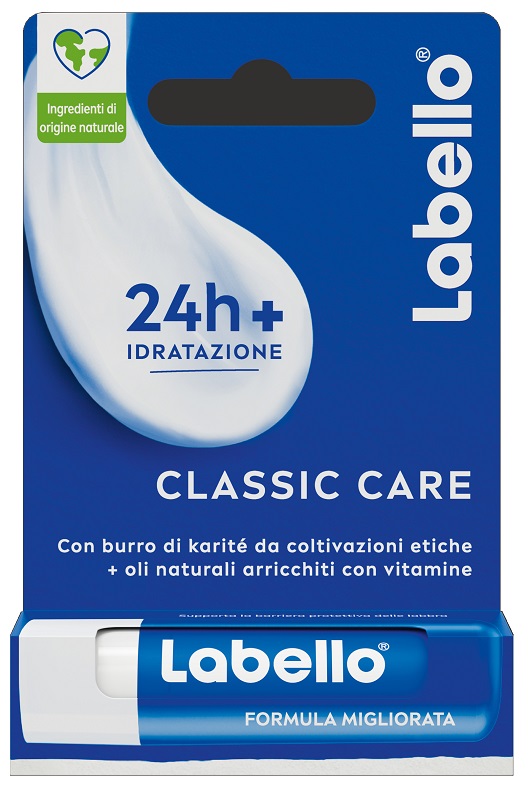 LABELLO CLASSIC CARE STICK 24H IDRATAZIONE FONDENTE SULLE LABBRA 5,5 ML - Newepa Srl